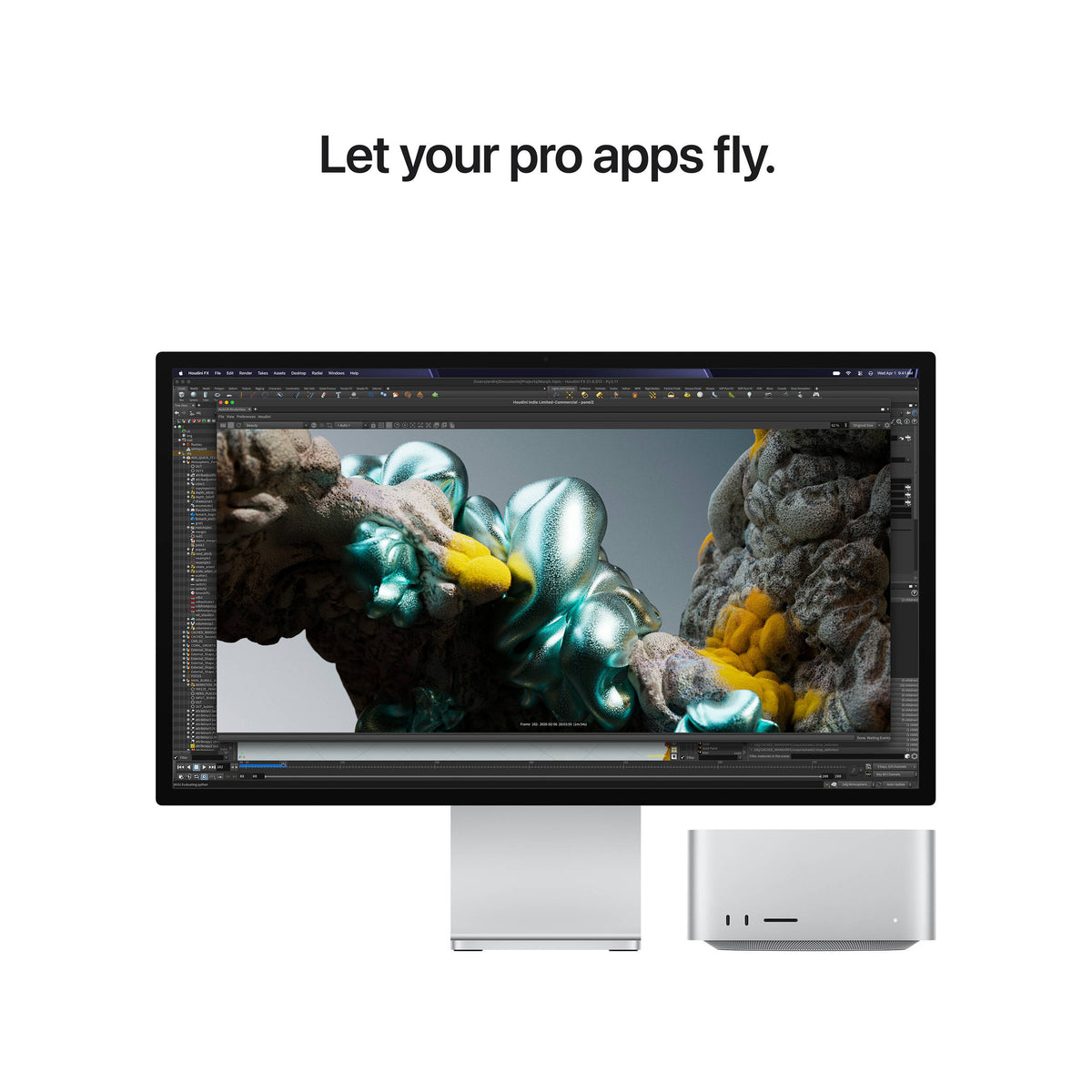 Apple Mac Studio M5 Max desktop computer with 18-core CPU and 32-core GPU