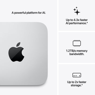 Apple Mac Studio M5 Ultra desktop computer for AI and creative professionals