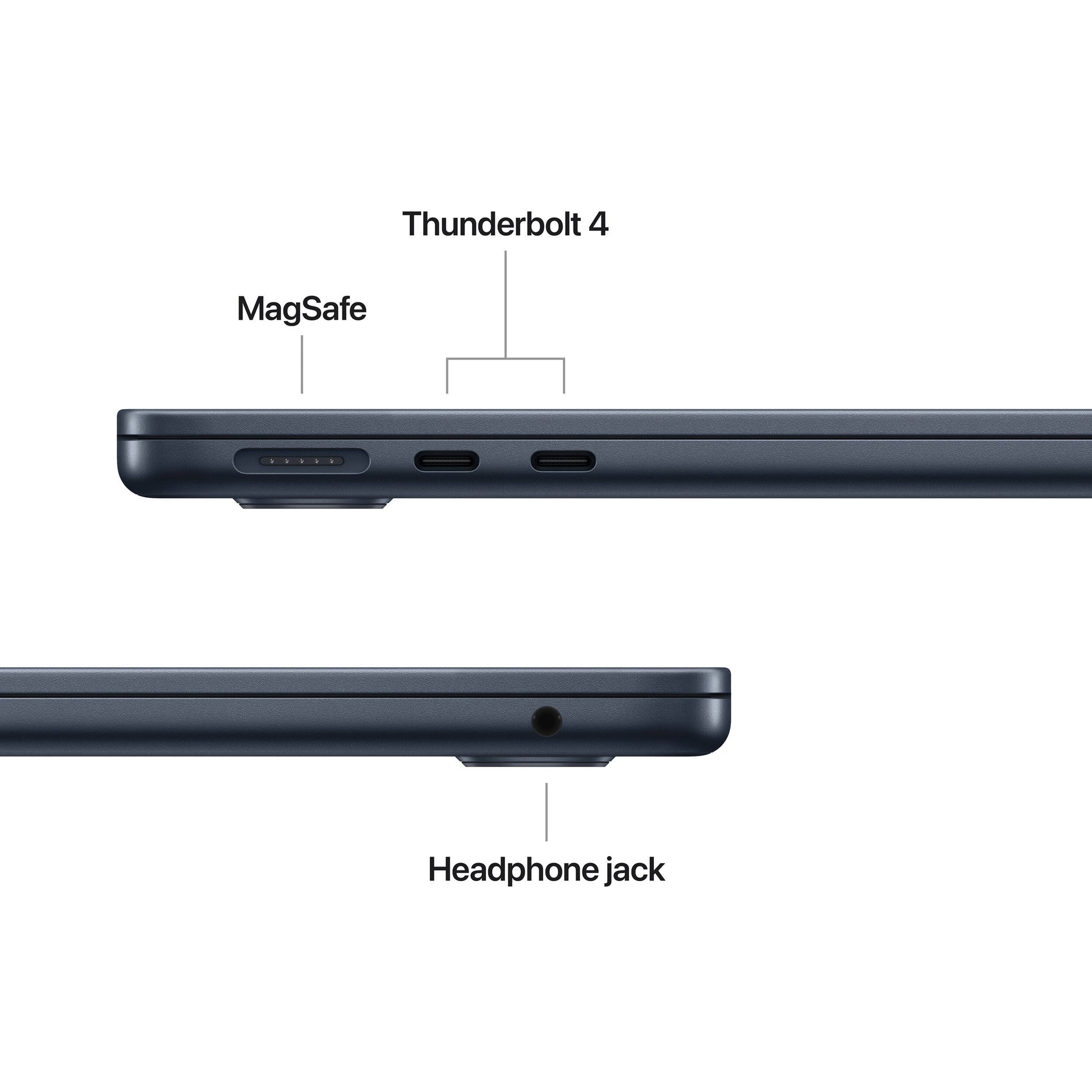 Apple MacBook Air 13-inch with M5 chip featuring 10-core CPU and 8-core GPU in a sleek, ultra-thin design.
