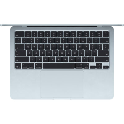 Apple MacBook Air 13-inch with M5 chip featuring 10-core CPU and 8-core GPU in a sleek, ultra-thin design.