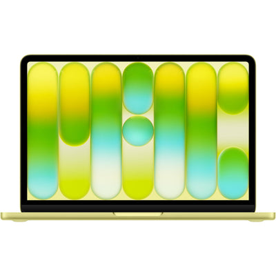 Apple MacBook Neo in a colorful aluminum finish with a 13-inch Liquid Retina display.