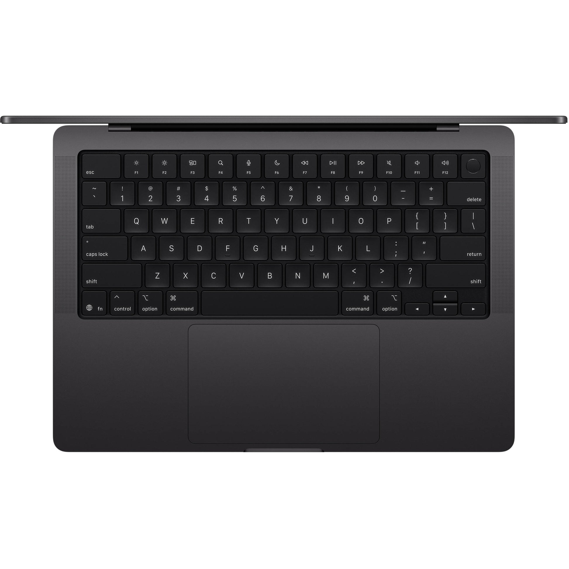 Apple MacBook Pro 14-inch with M5 chip, 10-core CPU, and 10-core GPU in a sleek Space Black finish.