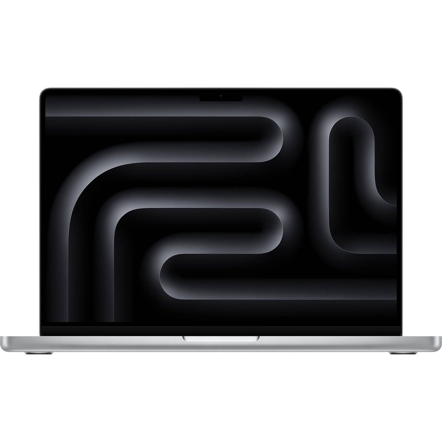 Apple MacBook Pro 14-inch with M5 chip, 10-core CPU, and 10-core GPU in a sleek Silver finish.