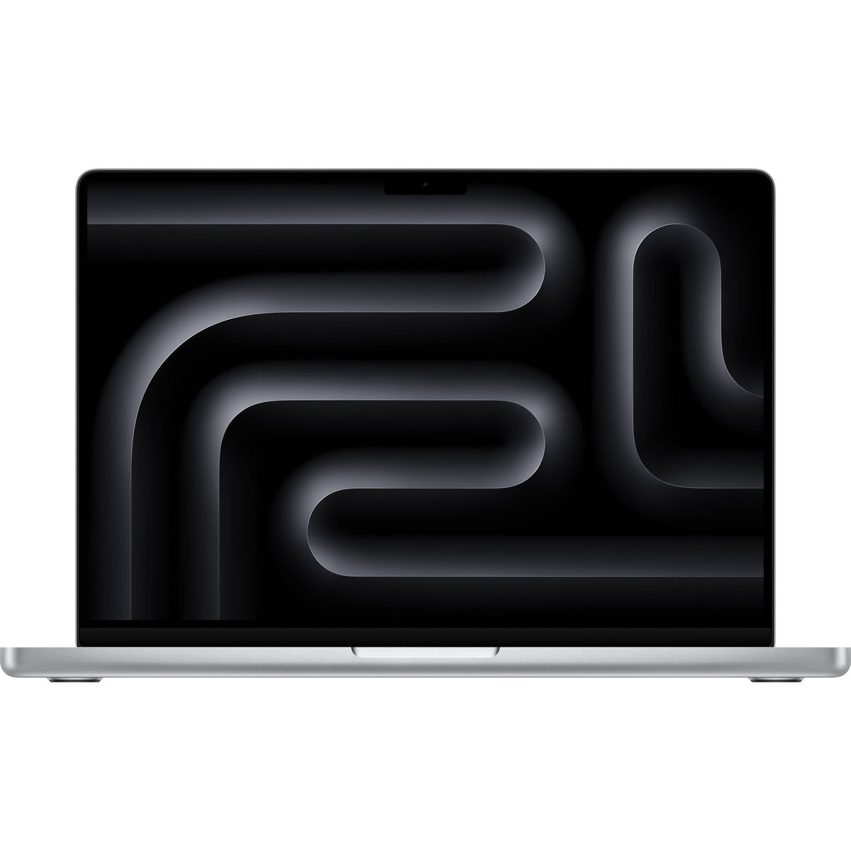 Apple MacBook Pro 14-inch with M5 chip, 10-core CPU, and 10-core GPU in a sleek Silver finish.