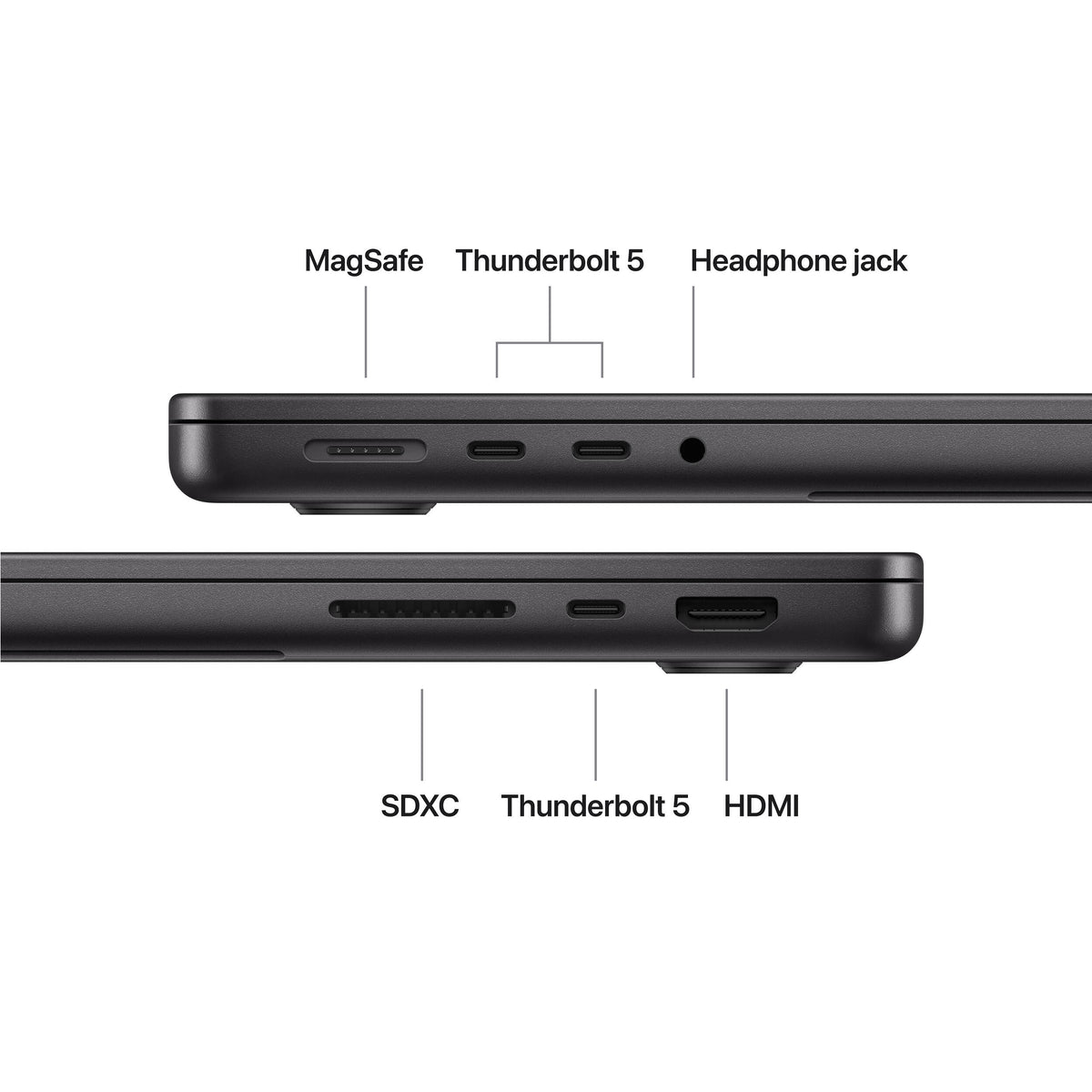 Apple MacBook Pro 14-inch with M5 Max chip, with 3 Thunderbolt Ports
