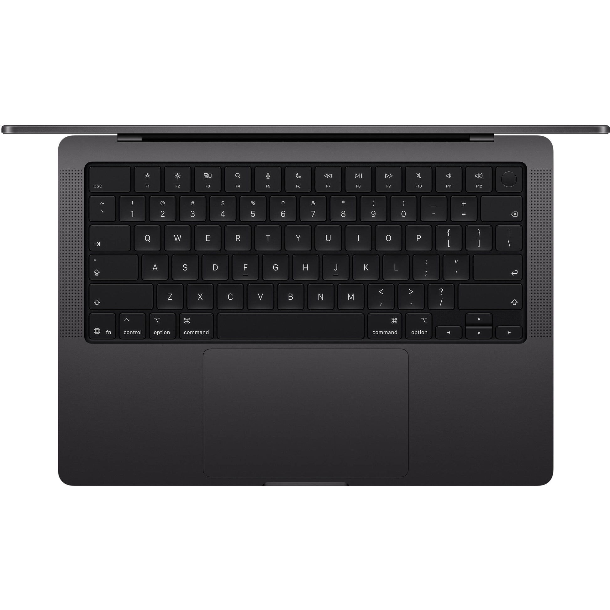Apple MacBook Pro 14-inch with M5 Max chip in a sleek Black finish.
