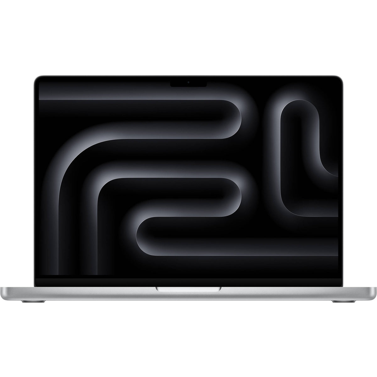 Apple MacBook Pro 14-inch with M5 Max chip in a sleek Silver finish.
