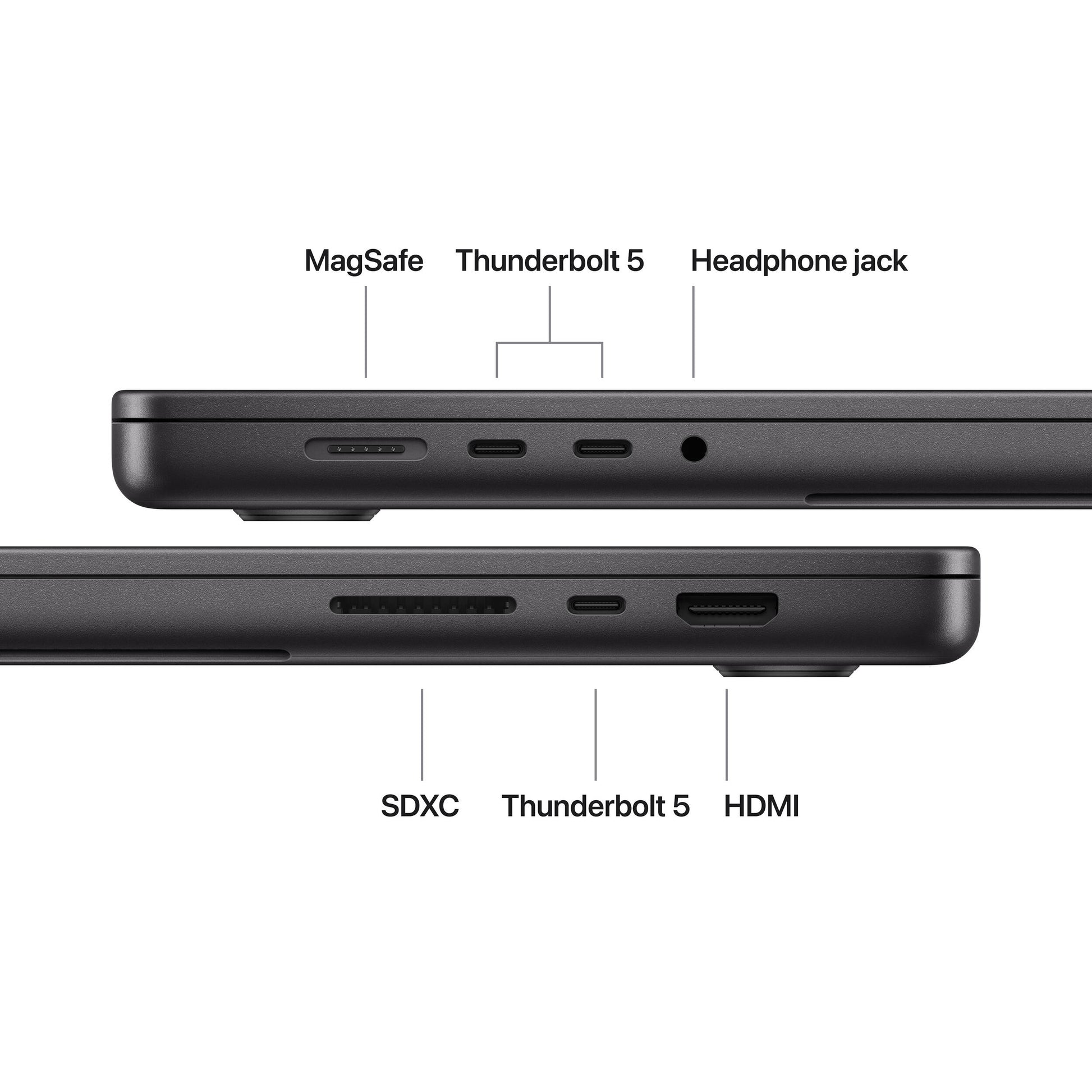 Apple MacBook Pro 16-inch with M5 Pro chip, with 3 Thunderbolt Ports
