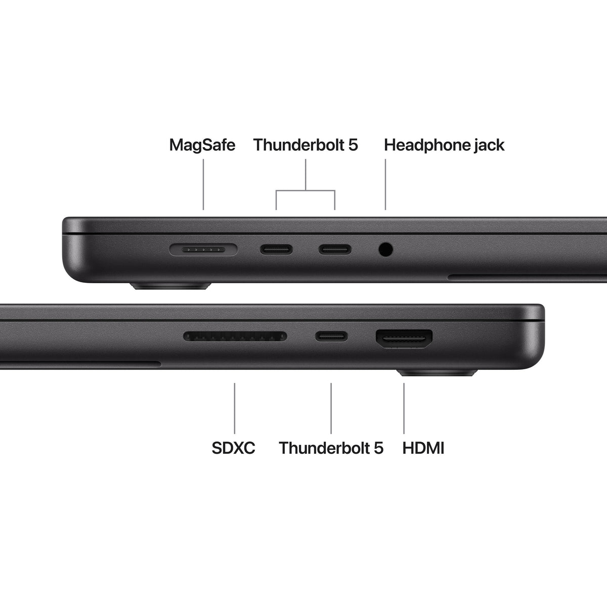 Apple MacBook Pro 16-inch with M5 Max chip, with 3 Thunderbolt Ports
