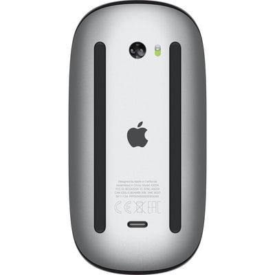 Apple Magic Mouse with a sleek Multi-Touch surface & slim wireless design, featuring the updated USB-C charging port.