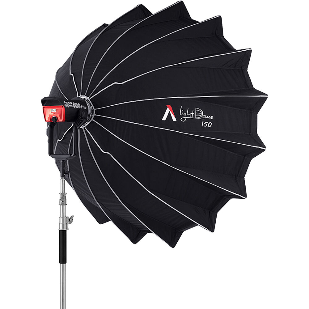 Aputure Light Dome 150 circular softbox modifier back view
