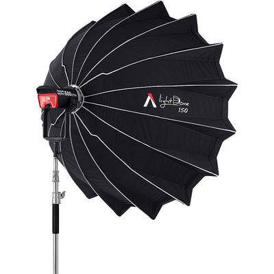 Aputure Light Dome 150 circular softbox modifier back view