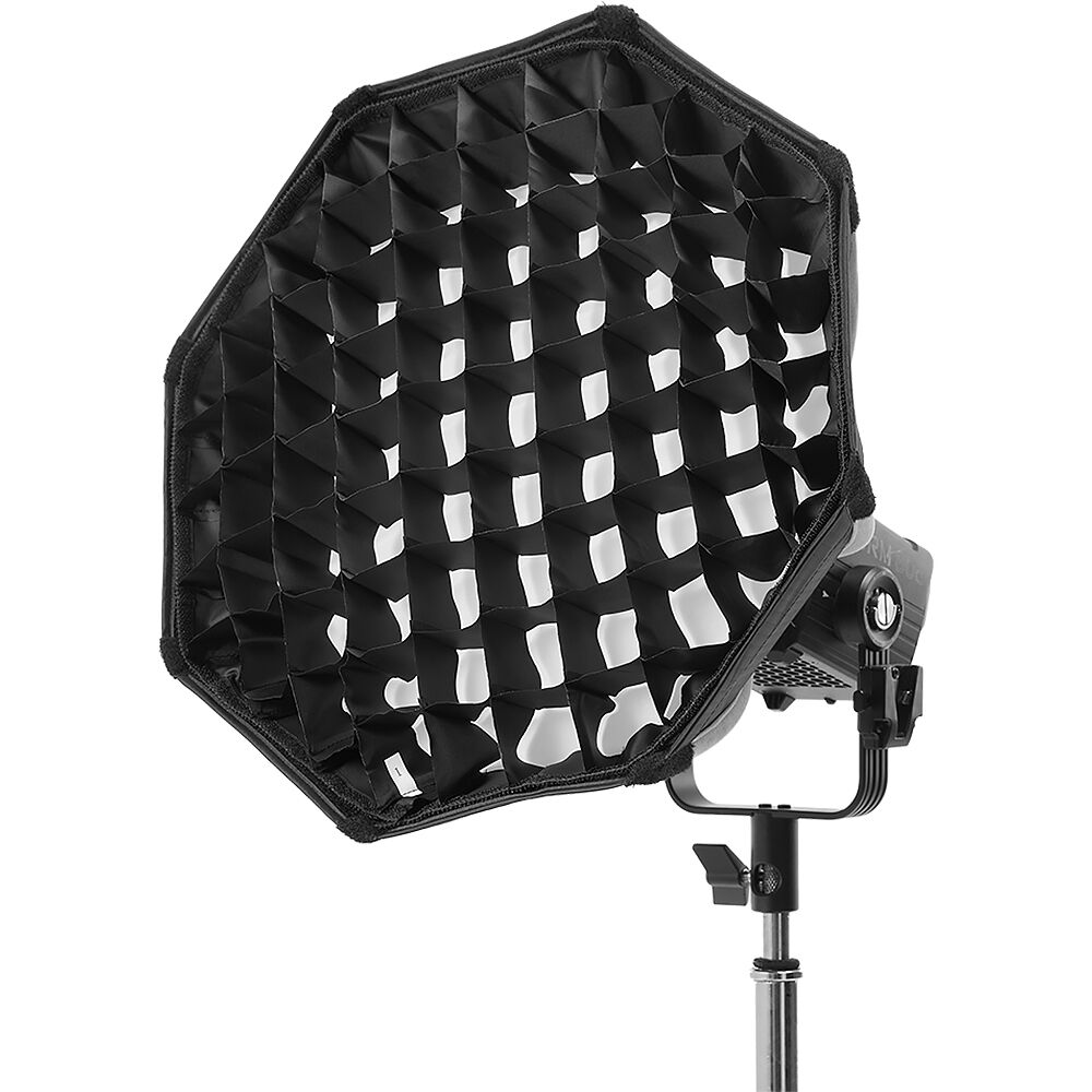 Quick Dome 40 softbox mounted on STORM 80c with Mini ProLock adaptor