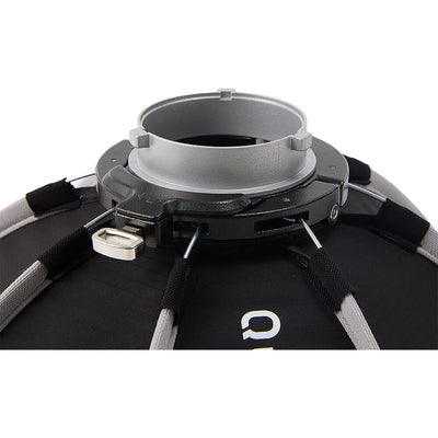 Quick Dome 40 softbox mounted on STORM 80c with Mini ProLock adaptor
