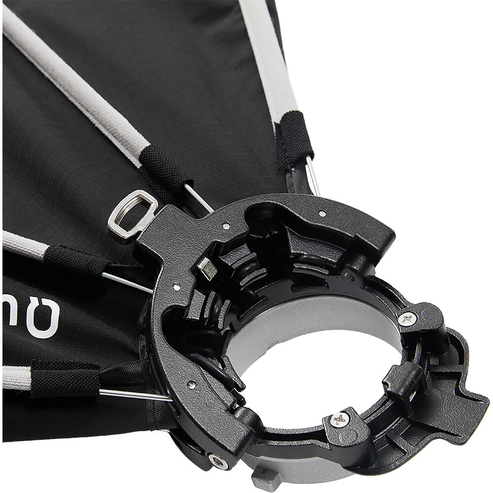 Quick Dome 40 softbox mounted on STORM 80c with Mini ProLock adaptor

