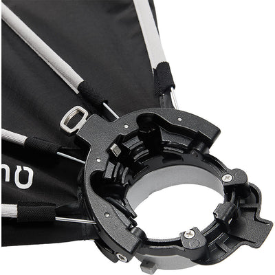 Quick Dome 40 softbox mounted on STORM 80c with Mini ProLock adaptor
