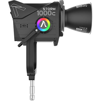 Aputure STORM 1000c LED light with ProLock Bowens mount and control box