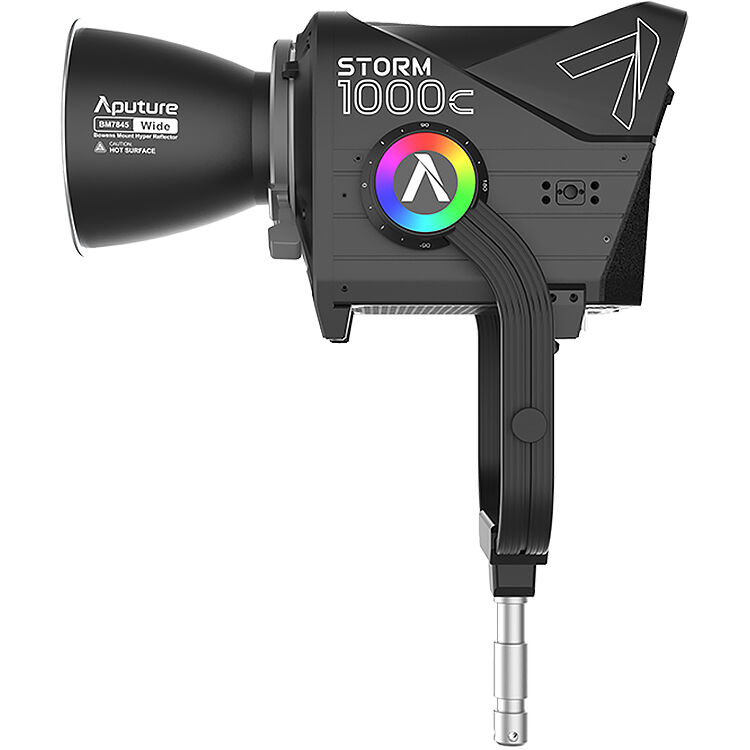 Aputure STORM 1000c LED light with ProLock Bowens mount and control box