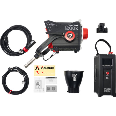 Aputure STORM 1200x LED light with BLAIR five-colour engine