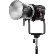Aputure STORM 400x BLAIR LED light on set
