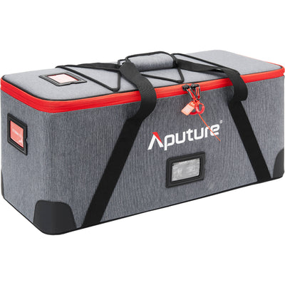 Aputure STORM 400x BLAIR LED light on set
