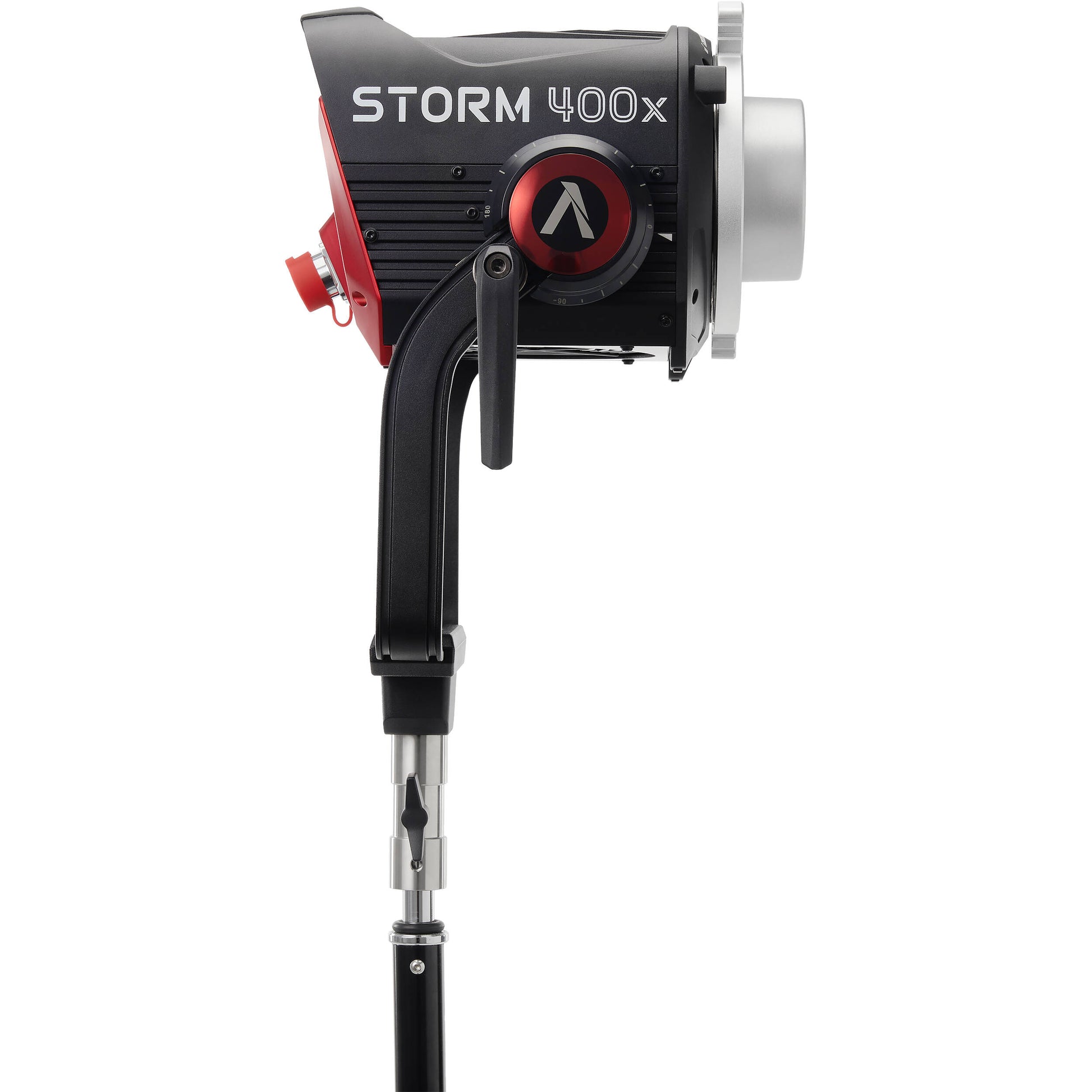 Aputure STORM 400x BLAIR LED light on set
