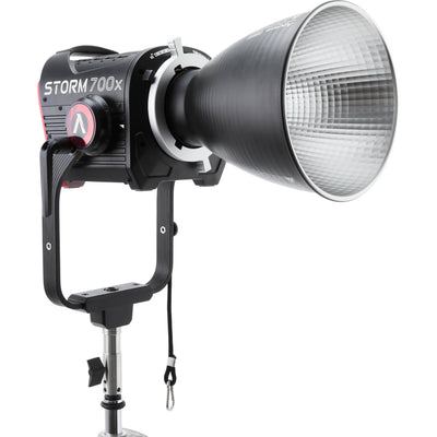 Portable high-output Aputure STORM 700x LED lamp