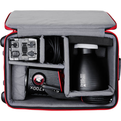Portable high-output Aputure STORM 700x LED lamp