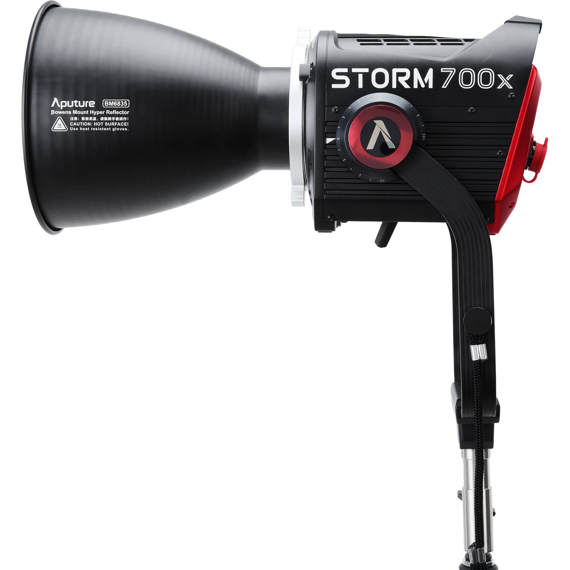 Portable high-output Aputure STORM 700x LED lamp