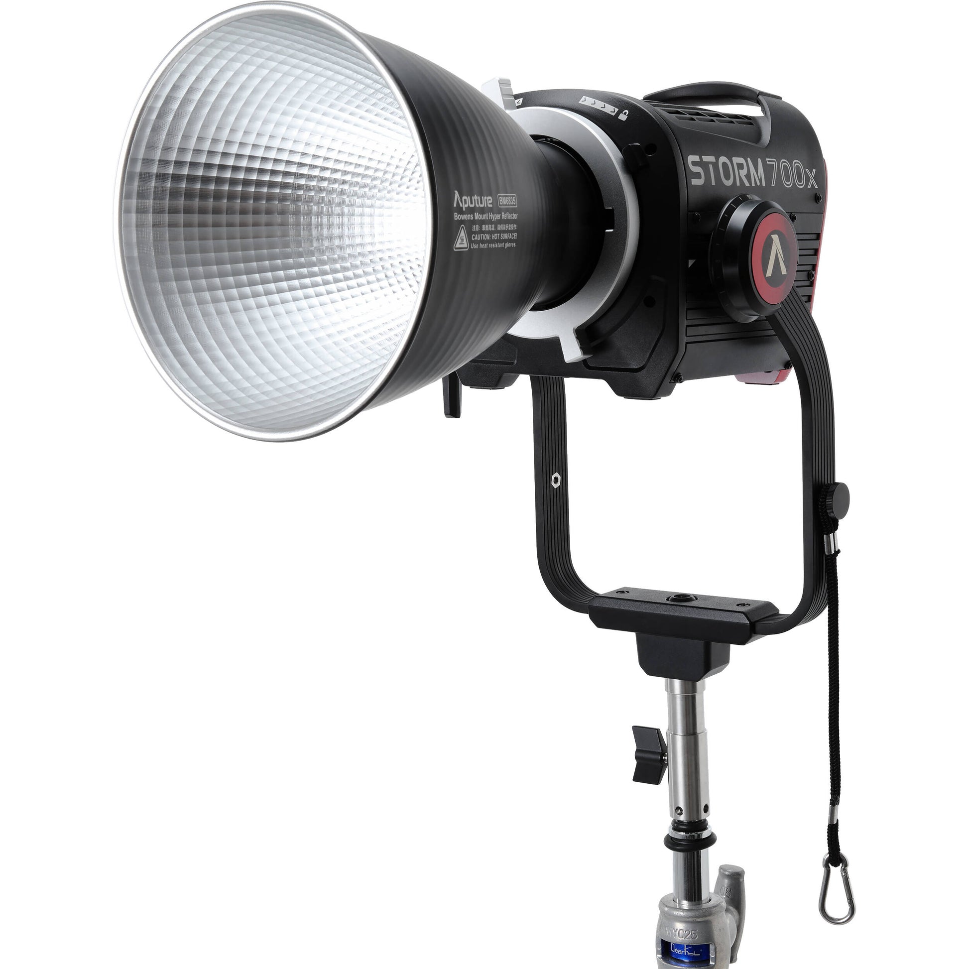 Portable high-output Aputure STORM 700x LED lamp