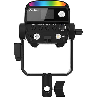 Aputure STORM 80c LED light with diffuser and adjustable colour temperature

