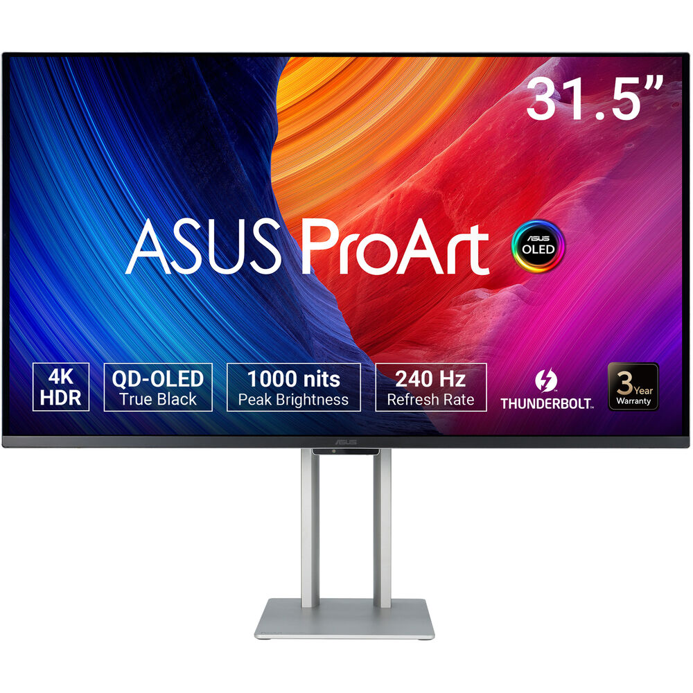 ASUS ProArt 31.5 inch 4K QD OLED professional monitor