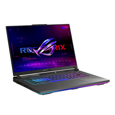 ASUS ROG Strix G16 Ryzen 9 RTX 5070 gaming laptop - right side angle view