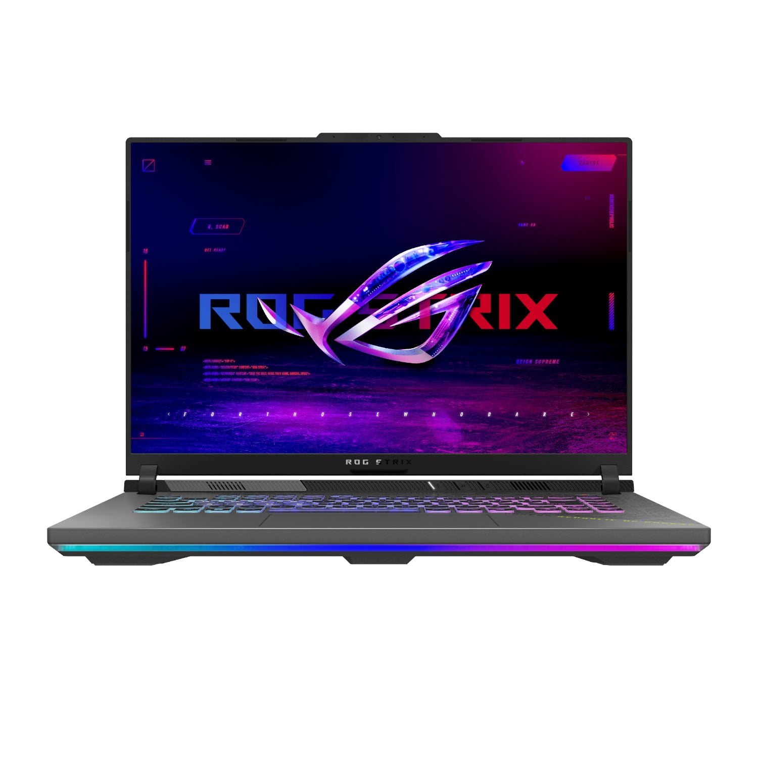 ASUS ROG Strix G16 Ryzen 9 RTX 5070 gaming laptop - front view