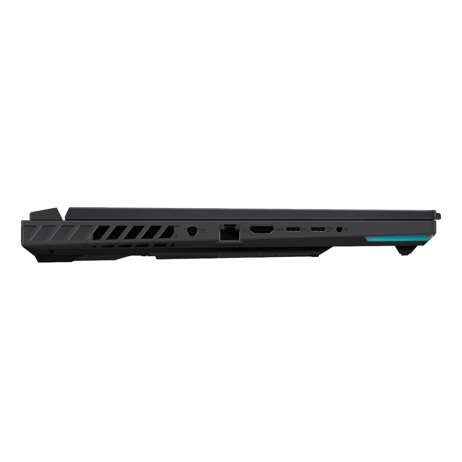 ASUS ROG Strix G16 Ryzen 9 RTX 5070 gaming laptop - closed right side view