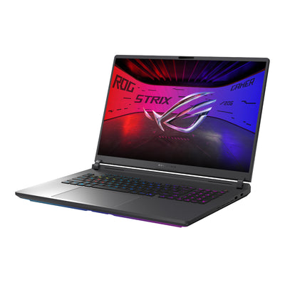 ASUS ROG Strix G18 gaming laptop open angled view