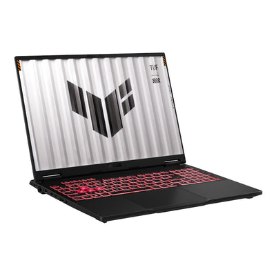 ASUS TUF Gaming A16 laptop open angled view