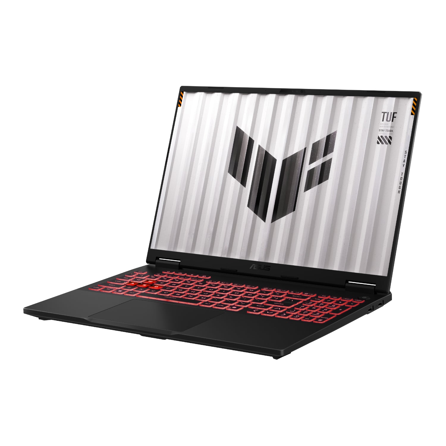 ASUS TUF Gaming A16 laptop open angled view