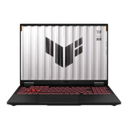 ASUS TUF Gaming F16 laptop in Jaeger Grey - front view