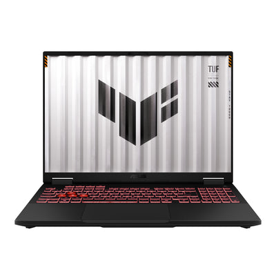 ASUS TUF Gaming F16 laptop in Jaeger Grey - front view