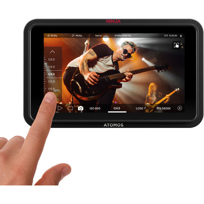 Monitor and record 4K–6K video with Atomos Ninja RAW. 