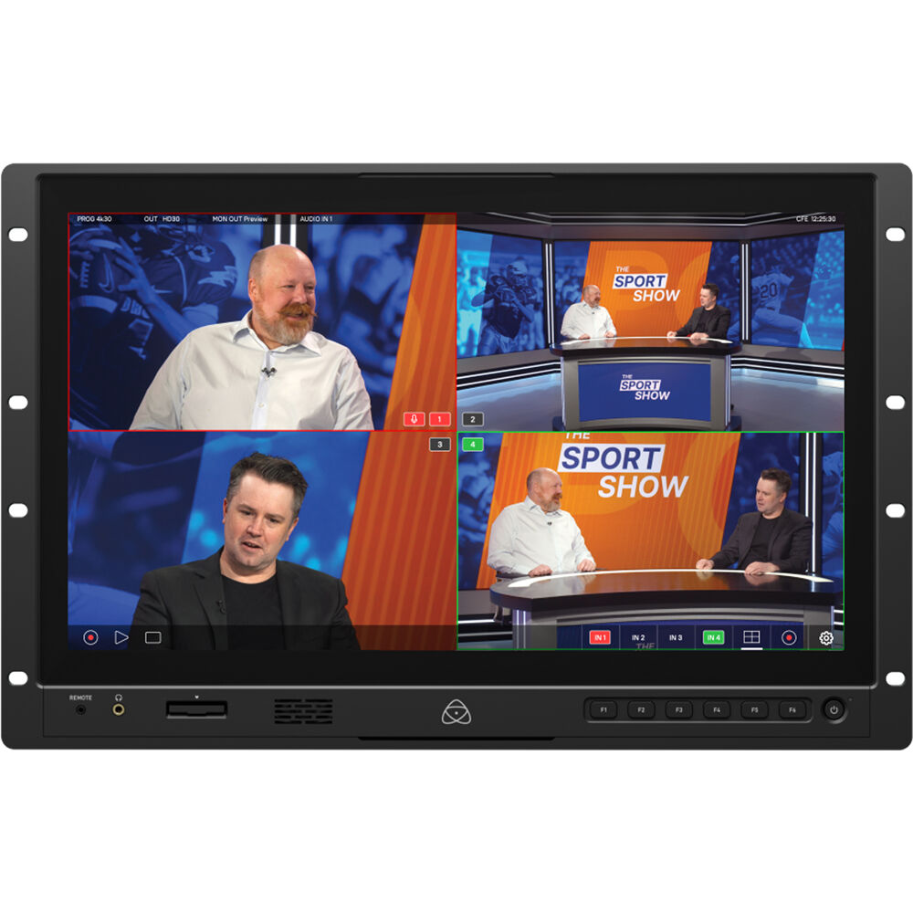 Shogun AV-19 4K HDR multi-camera monitor and recorder.
