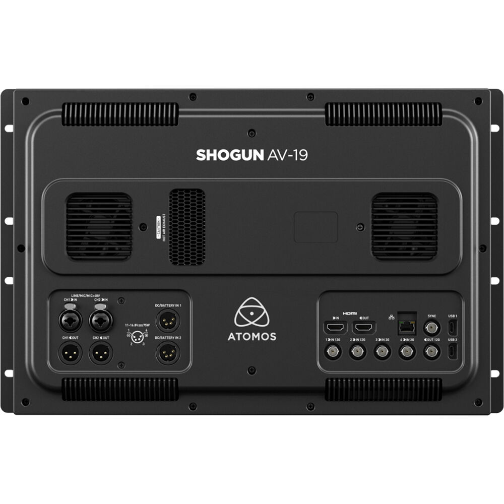 Shogun AV-19 4K HDR multi-camera monitor and recorder.
