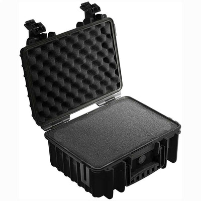 B&W Case Type 3000 with foam inserts for camera and lenses.