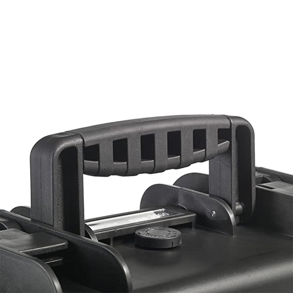 B&W Case Type 3000 with foam inserts for camera and lenses.