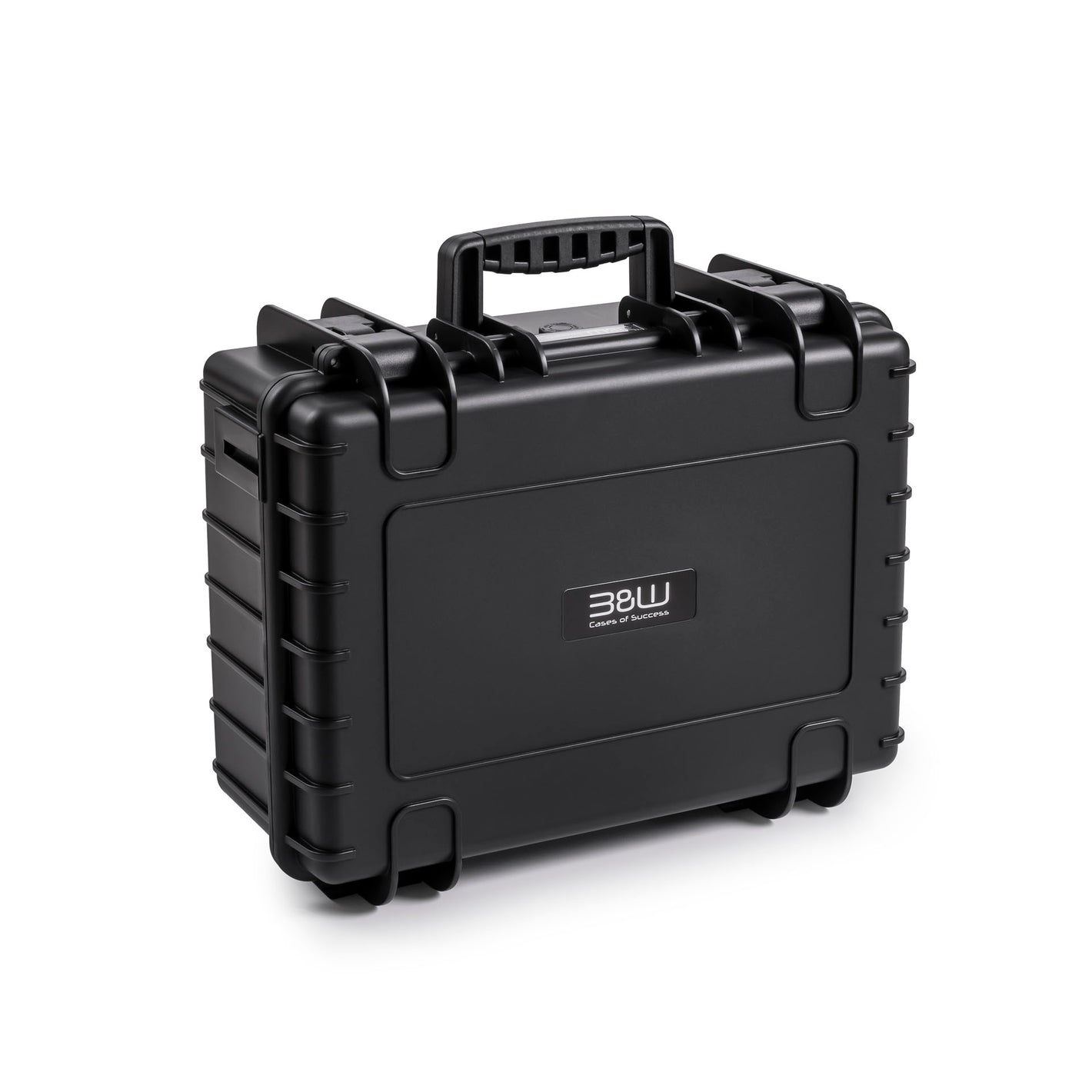 B&W Type 5000 black protective camera case, waterproof and shock-resistant.