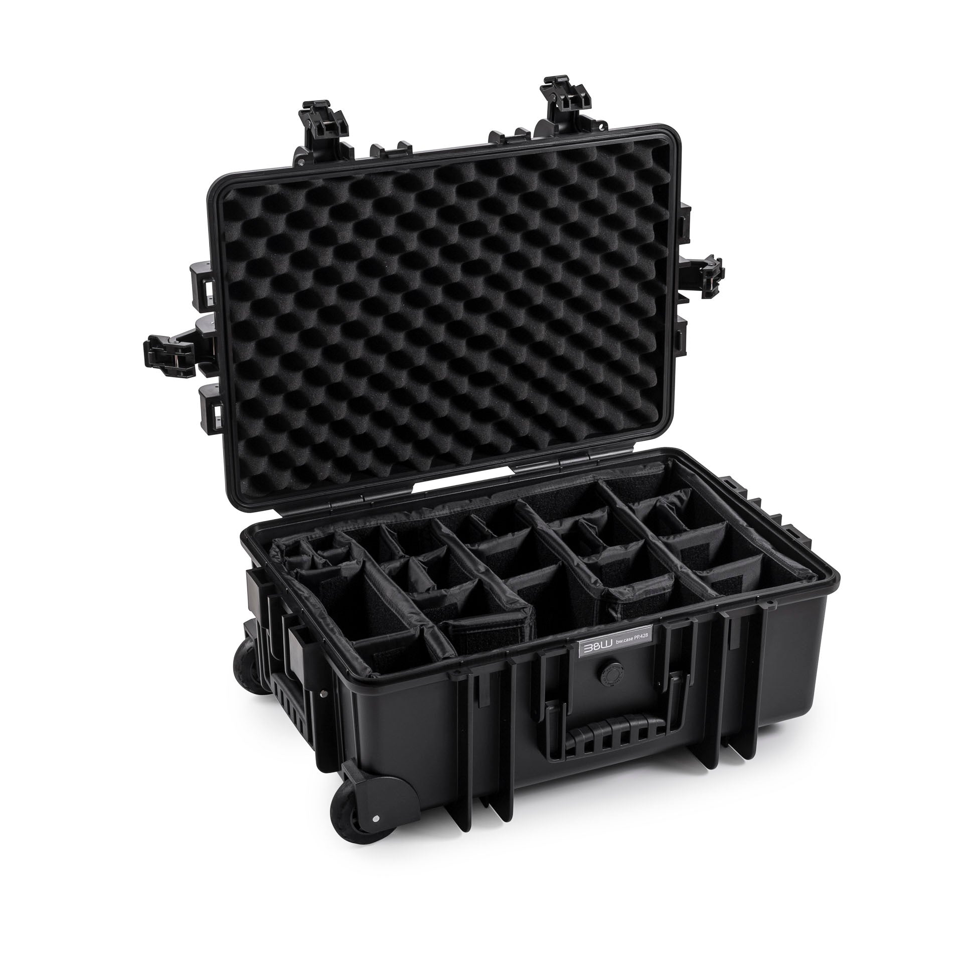 B&W Case Type 6700 with Padded Dividers (Black)