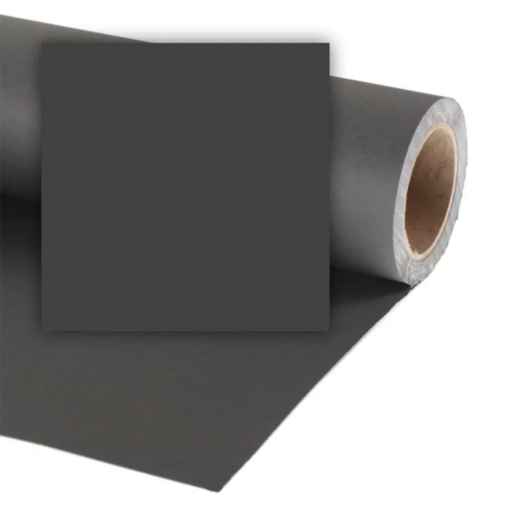 Colorama 1.35x11m Paper Backdrop (Black) – Outdoorphoto