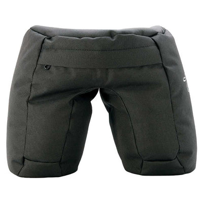 Badger Gear Snuggfit Beanbag II, a large, filled camera support beanbag in black, designed for stabilising long lenses on uneven surfaces such as car windows, ground, or rocks.