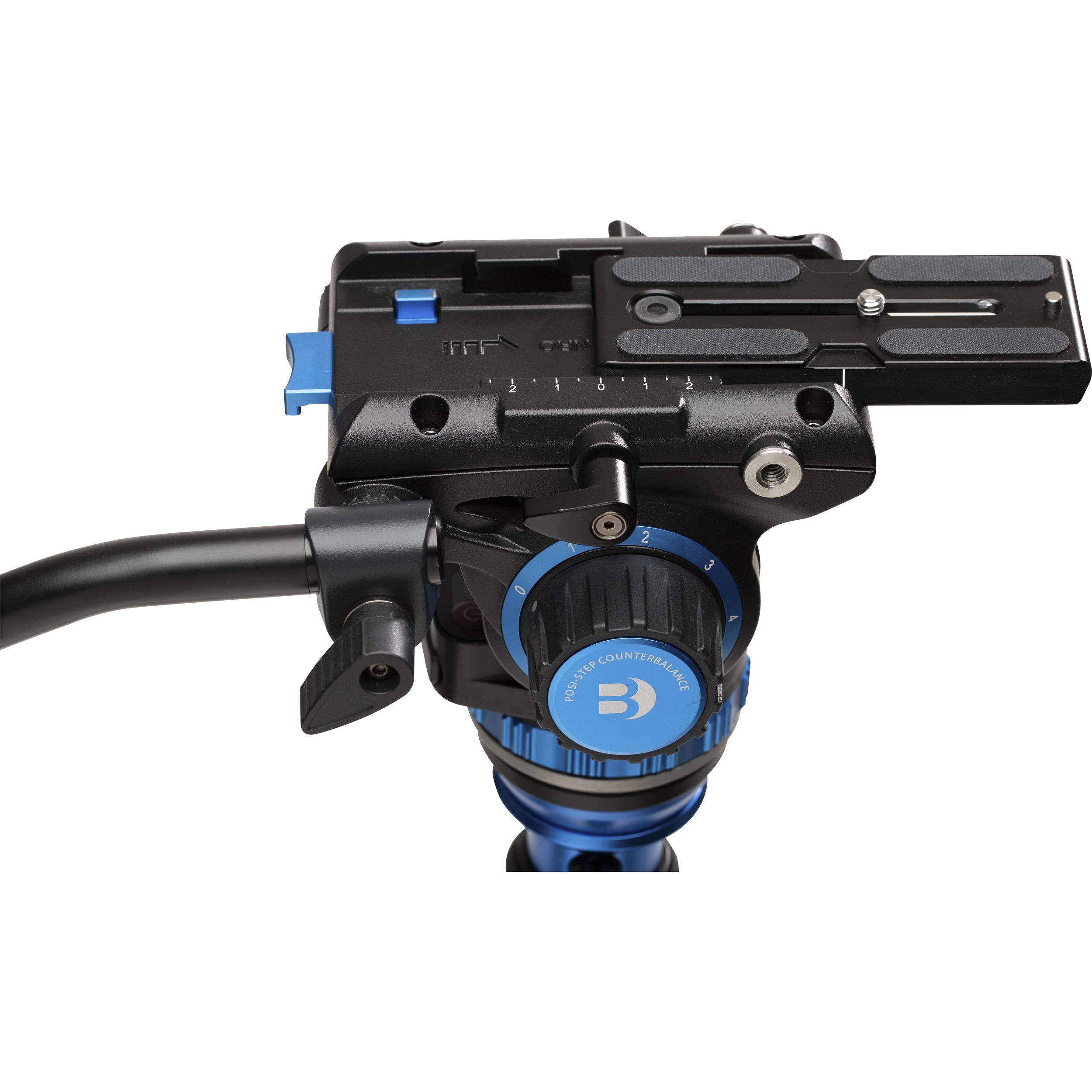Benro A3573FS6PRO Aluminium 3-Section Video Tripod with S6Pro Fluid Head and carry bag.